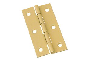 50枚入 BIDOOR(ビドー) BF-64 鉄 片背押丁番 クリーム (木ネジ付) 64mm