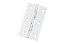 50枚入 BIDOOR(ビドー) BF-60 鉄 片背押丁番 白 (木ネジ付) 64mm