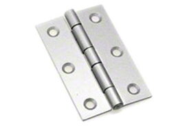 20枚入 PALHARD 鉄厚口蝶番 シルバー (ビス付)　76mm