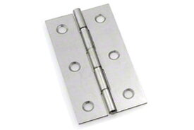 50枚入 PALHARD 鉄薄口蝶番 生地 (ビス無)　76mm