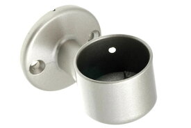 10個入 シロクマ BR-105-シルバー A形ブラケット直止(左右兼用) 35φ