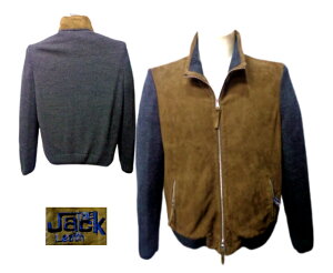 THE JACK Leathers �U�E�W���b�N���U�[ �X�G�[�h�W���P�b�g 48 50 �j�b�gx���v �g���b�N�W���P�b�g �����Y �H�~ �{�v ���U�[�W���P�b�g �v�W���� �O���[ �u���E�� �h���C�o�[�Y�W���P�b�g �C���|�[