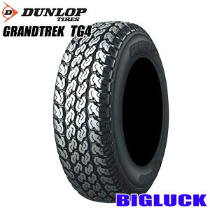 �y�^�C�������\�zLT145/80R12 80/78N DUNLOP GRANDTREK TG4 �_�����b�v �O�����g���b�N 25�N�� ���K�i 145R12 6PR���� �V�i �T�}�[�^�C�� 4�{�Z�b�g