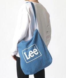 Lee リー ショルダーバッグ キャンバス 2WAY レディース メンズ ユニセックス トートバッグ ロゴプリント ミニボックスロゴ 刺繍 無地 バックポケット ミニポケット 収納 B4 大容量 通勤 通学 デイリーユース お買い物バッグ 旅行 サブバッグ アウトドア 最強配送 RSL