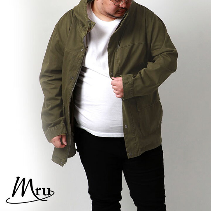 楽天市場 マウンテンパーカー メンズ 大きいサイズ Mru エムアールユー ストレッチ ツイル アウター マンパー カジュアル シンプル おしゃれ オシャレ 大人 ゆったり シルエット 大きい 大きめ 30代 40代 50代 春 秋 冬 黒 3l 4l 5l 6l Mru