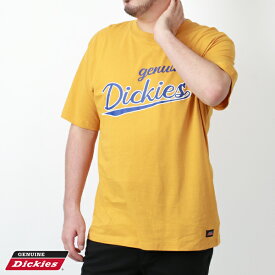 クーポン配布中 GENUINE Dickies ジェニュイン ディッキーズ 大きいサイズ メンズ Tシャツ 夏 綿100 コットン カレッジ プリント 半袖 ティーシャツ ストリート アメカジ カジュアル 30代 40代 50代 春 夏 秋 黒 LL XL 2L 3L 4L 5L MRU