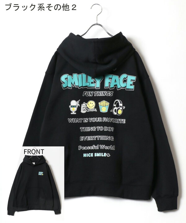 楽天市場】SMILEY FACE スマイリーフェイス スウェット パーカー 