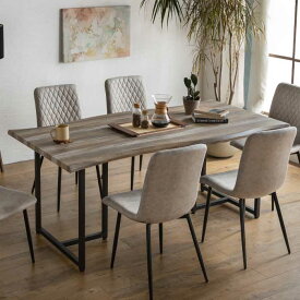 ダイニングテーブル　一枚板風　180幅　3サイズ　3色対応　ブラウン色　グレー色　ナチュラル色　テーブル単品　椅子別売り　送料無料　和風モダンデザイン　なぐり加工　古木風デザイン　テーブル　ダイニング　キッチン　人気　オシャレ　シンプル　安い