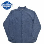 【期間限定ポイント】メンズ/ BUZZ RICKSONS【バズリクソンズ】BR25995 ブルーシャンブレーワークシャツBLUE CHAMBRAY WORK SHIRTS【正規取扱】