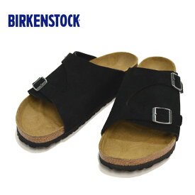 【期間限定ポイント】ビルケンシュトック BIRKENSTOCK/サンダル/チューリッヒ スエードレザー ブラック Zurich/1025045/メンズ【正規取扱】