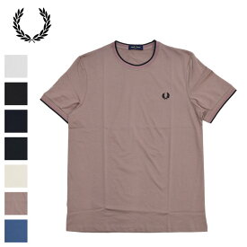 メンズ/ FRED PERRY【フレッドペリー】M1588 ツインティップドTシャツ【正規取扱】2024春夏