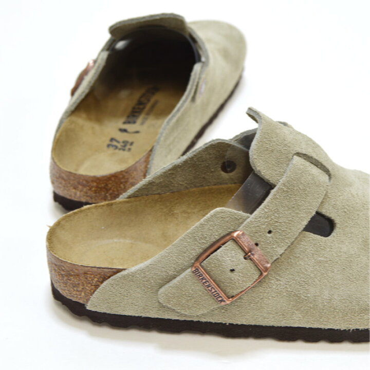 BIRKENSTOCK BOSTON スエードレザー トープ 45｜サンダル
