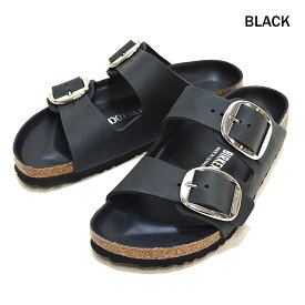 ビルケンシュトック BIRKENSTOCK/サンダル/アリゾナ ビッグバックル Arizona Big Buckle/オイルドレザー ブラック/1011075/レディース【正規取扱】