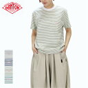 ダントン DANTON/クルーネックTシャツ/ショート スリーブ ポケット Tシャツ ストライプ /DT-C0197 TCB/レディース【正規取扱】