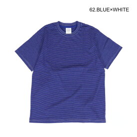 ヨネトミ ニューベーシック Yonetomi NEW BASIC/Tシャツ/ガーメント ダイ ボーダー Tシャツ/95-262-034/レディース メンズ【正規取扱】
