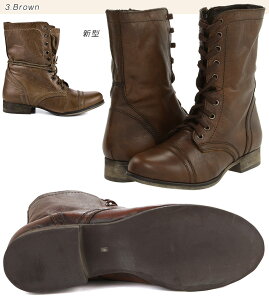 STEVE MADDEN XeB[u }f TROOPA g[p gD[p [Nu[c U[V[Y ҂ݏグu[c Wvu[c ~^[u[c Robgu[c TChWbvtŗ₷ Black 