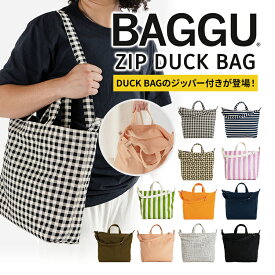 BAGGU バグー バグゥ バグ ジッパートートバッグ Zip Duck Bag Horizontal 横長 横型 ファスナー付き ジップ ダック バッグ キャンバス【正規品】