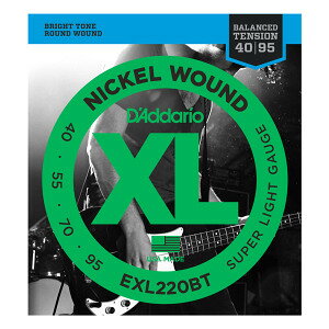 D'Addario EXL220BT Nickel Wound Balanced Tension Medium 50-120 [ダダリオ][ベース弦]【お買い物マラソン ポイント5倍 〜05/16 1:59まで】