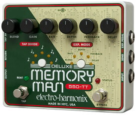 electro-harmonix / Deluxe Memory Man Tap Tempo 550【お買い物マラソンのポイント5倍！～5/27（月）01:59まで】