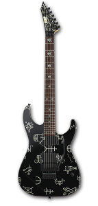 [KIRK HAMMETT METALLICA] ESP Signature Series Kirk Hammett Model KH DEMONOLOGY ( Black w/DEMONOLOGY Graphic ) [eiX] y󒍐Yzy}\I|Cg5{I`10/27ij9:59܂Łz