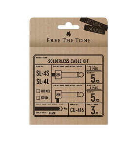 FREE THE TONE / �\���_�[���X�L�b�g(SL-4�V���[�Y) SL-4SL-NI-55K�iSL-4S-NI�v���O 5�� / SL-4L-NI�v���O 5�� / CU-416�P�[�u�� 3m�j