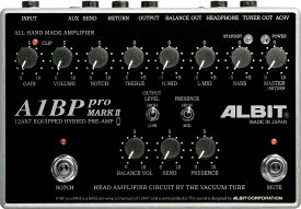 ALBIT BASS PRE-AMP / A1BP pro MARK II [ベース用プリアンプ] 【受注生産：納期1ヶ月】【お買い物マラソンのポイント5倍！～5/27（月）01:59まで】