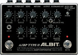 ALBIT BASS PRE-AMP / A1BP TYPE III [ベース用プリアンプ] 【受注生産：納期1ヶ月】【お買い物マラソンのポイント5倍！～5/27（月）01:59まで】