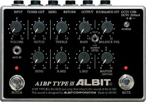 ALBIT BASS PRE-AMP / A1BP TYPE III [x[XpvAv] y󒍐YF[1zyubNtCf[I|Cg5{I` 11/27i؁j01:59܂Łz