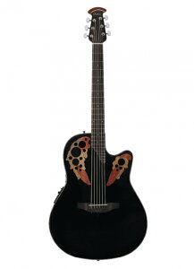 Ovation Celebrity Elite Exotic Mid Depth CE44-5 BLK [Ix[V][GAR]y\񏤕iz