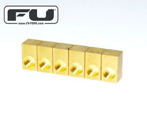 �yFloyd Rose Parts�zFU-Tone Naval Brass String Lock Insert Set [�t���C�h���[�Y][�p�[�c][�l�C�o�u���X][�C���T�[�g�u���b�N][6�Z�b�g]