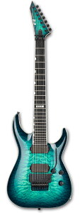 E-II HORIZON FR-7 QM / Black Turquoise Burst [7M^[][zC]^Cv][tCh[Y][GLM^[][EMGsbNAbv][Y,MADE IN JAPAN] [eiX]y\񏤕iz
