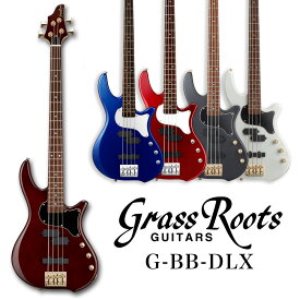 GrassRoots G-BB-DLX / See Thru Brown [グラスルーツ][Bottom Bump Type,ボトムバンプタイプ][エレキベース][入門][初心者][メンテナンス無料]【受注生産】【お買い物マラソンのポイント5倍！～5/27（月）01:59まで】