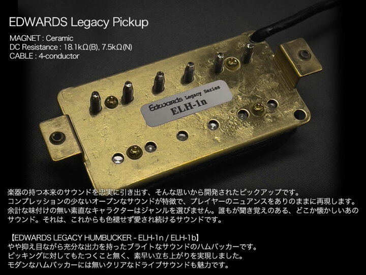楽天市場】EDWARDS E-FV-LTD / Cherry [エドワーズ][フライングVタイプ 