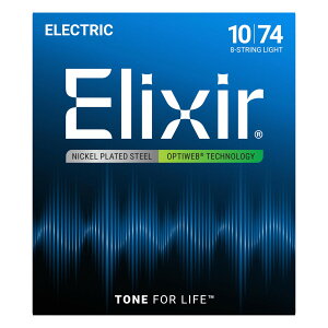 Elixir 8-strings Electric Guitar Strings /LIGHT/19062�y10-74�z[�G���N�T�[�G���N�g���b�N OPTIWEB�R�[�e�B���O8���p]