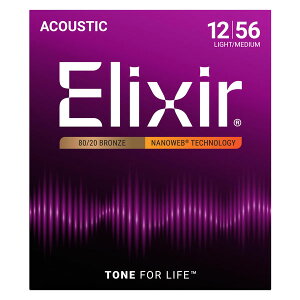 Elixir Acoustic 80/20 Bronze with NANOWEB [11077] Light-Mediumy012-056z[GNT[][AR[XeBbNM^[]y}\I|Cg5{I`10/27ij9:59܂Łz