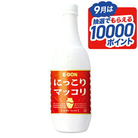 【マッコリ】【本州のみ 送料無料】イードン 二東 E-DON マッコリ 6度 1000ml×1ケース/15本《015》『ESH』