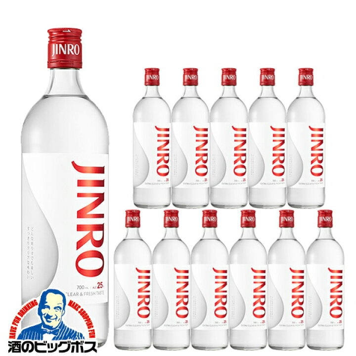 楽天市場】甲類焼酎 【本州のみ 送料無料】新 眞露 ジンロ JINRO 25度 