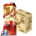 【ワイン 赤ワイン】【1.8Lパック】【本州のみ 送料無料】サントリー 酸化防止剤無添加ワイン 糖質30％オフ 赤 1800ml×1ケース/6本《006》『ESH』