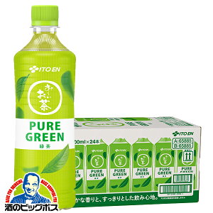 [ PURE GREEN  ɓ ` sAO[ Β 600ml×1P[X/24{s024twITOx