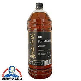 4L 洋酒 国産ウイスキー 大容量 富士乃森 37度 4000ml×1本 4lペットボトル 富士の森