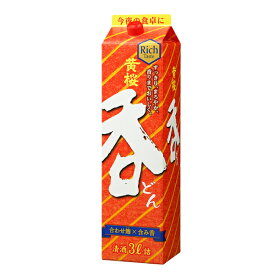 日本酒 日本酒 送料無料　黄桜　呑　3000mlパック×1ケース/4本《004》 『FSH』
