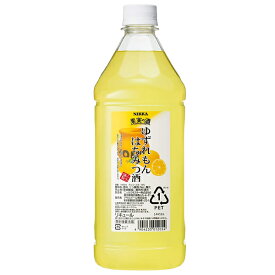 リキュール コンク カクテル ニッカ 果実の酒 ゆずれもんはちみつ酒 1800ml【家飲み】