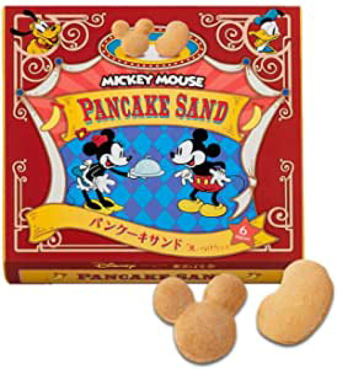 楽天市場 ミッキーマウス パンケーキサンド Disney Sweets Collection By 東京ばな奈 6個入 Bigbowl