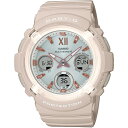 【当選確率1/2ポイントバックCP】国内正規品 CASIO BABY-G カシオ ベビーG 電波ソーラー マルチバンド6 くすみ系 ピンクベージュ レディース腕時計 BGA-2800-4A2JF