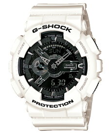 【4/24 20:00~4/27 9:59限定最大100%ポイントバック】国内正規品 CASIO カシオ G-SHOCK Gショック ホワイト/ブラック メンズ腕時計 GA-110GW-7AJF