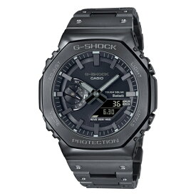 【当選確率1/2ポイントバックCP】【ラッピング無料対象商品】国内正規品 CASIO G-SHOCK カシオ Gショック フルメタル アナデジ 八角形 Bluetooth ブラック メンズ腕時計 GM-B2100BD-1AJF