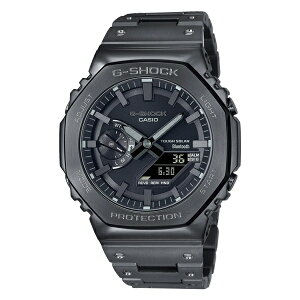 【ラッピング無料対象商品】国内正規品 CASIO G-SHOCK カシオ Gショック フルメタル アナデジ 八角形 Bluetooth ブラック メンズ腕時計 GM-B2100BD-1AJF