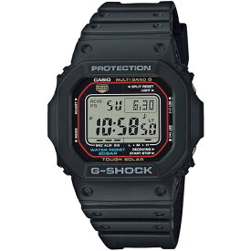 国内正規品 CASIO G-SHOCK カシオ Gショック スクエア タフソーラー マルチバンド6 ブラック メンズ腕時計 GW-M5610U-1JF