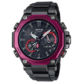 国内正規品 CASIO G-SHOCK カシオ Gショック モバイルリンク タフソーラー ブラック ボルドー メンズ腕時計 MTG-B2000BD-1A4JF