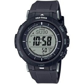国内正規品 CASIO PRO TREK カシオ プロトレック デジタル デュラソフトバンド タフソーラー ブラック メンズ腕時計 PRG-30-1JF